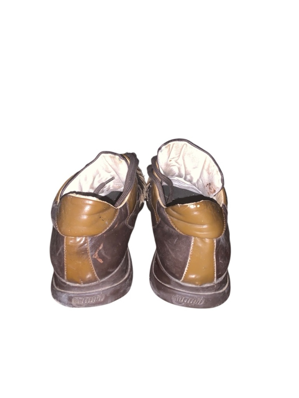 Mauri 8770 Dark Brown Baby Crocodile + Fabric Sneakers - Picture 5 of 7